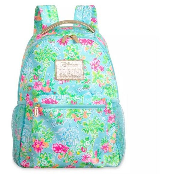 Lilly Pulitzer Handbags - Lilly Pulitzer Disney Mickey and Minnie Mouse Backpack NWT